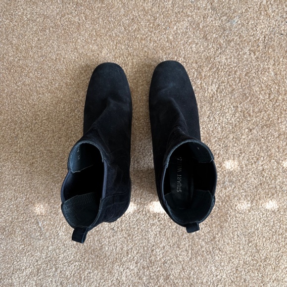 Stuart Weitzman Black Chelsea Boots - Picture 2 of 4